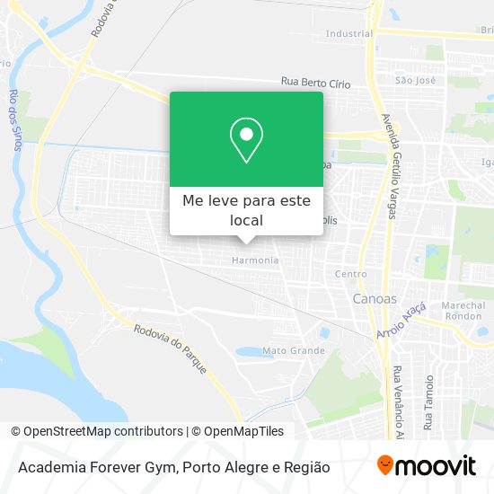 Academia Forever Gym mapa
