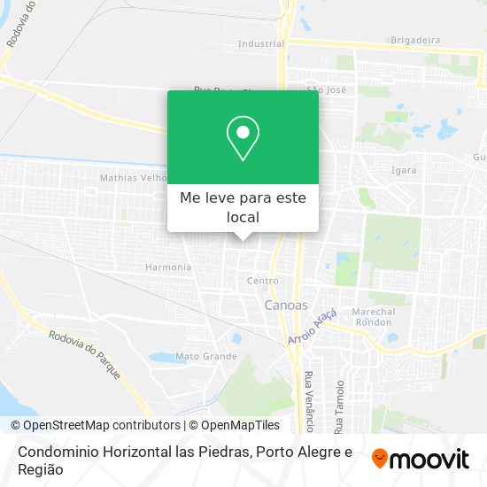 Condominio Horizontal las Piedras mapa
