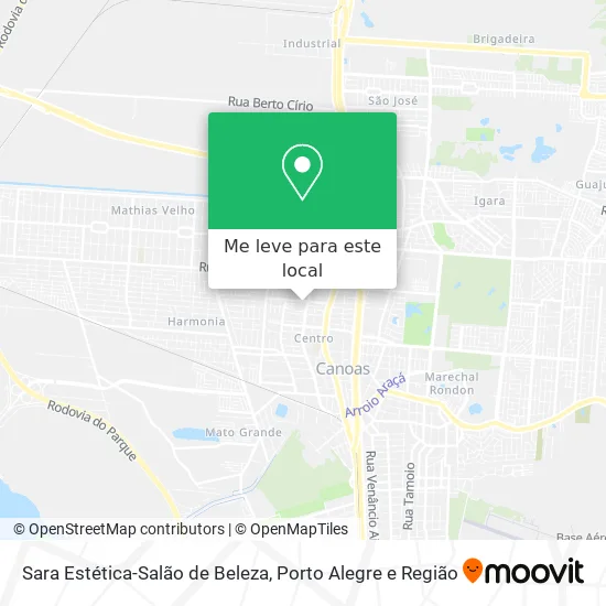Sara Estética-Salão de Beleza mapa