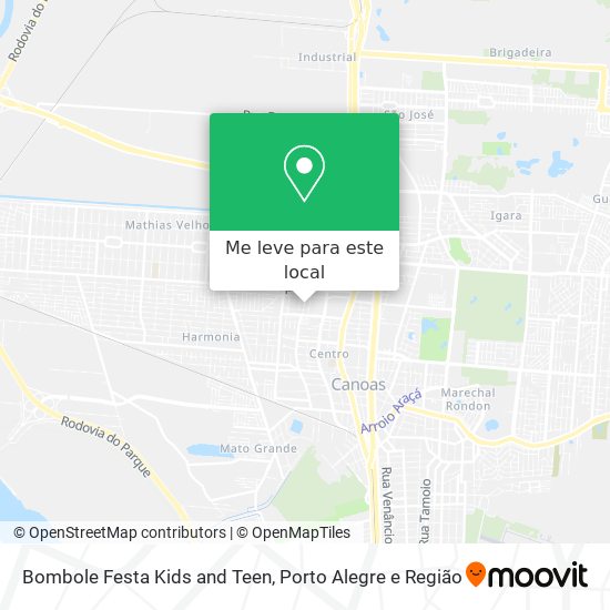 Bombole Festa Kids and Teen mapa