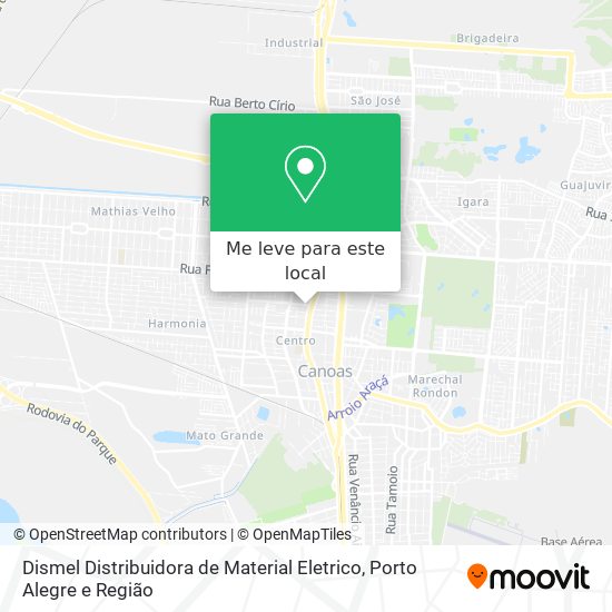 Dismel Distribuidora de Material Eletrico mapa