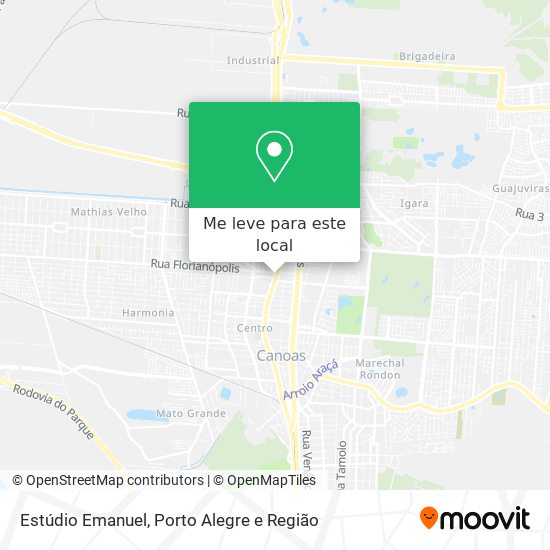 Estúdio Emanuel mapa