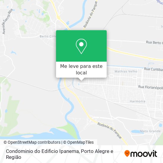 Condominio do Edificio Ipanema mapa