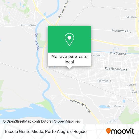 Escola Gente Miuda mapa