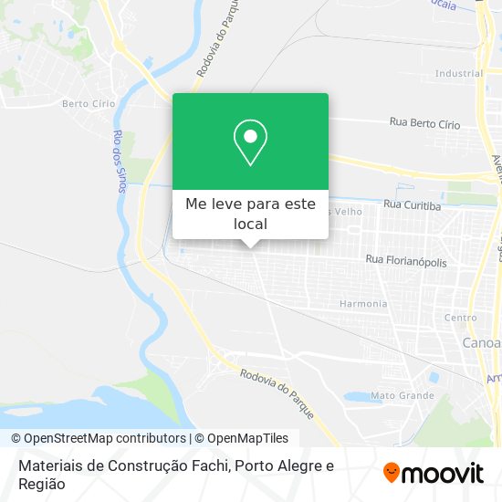 Materiais de Construção Fachi mapa