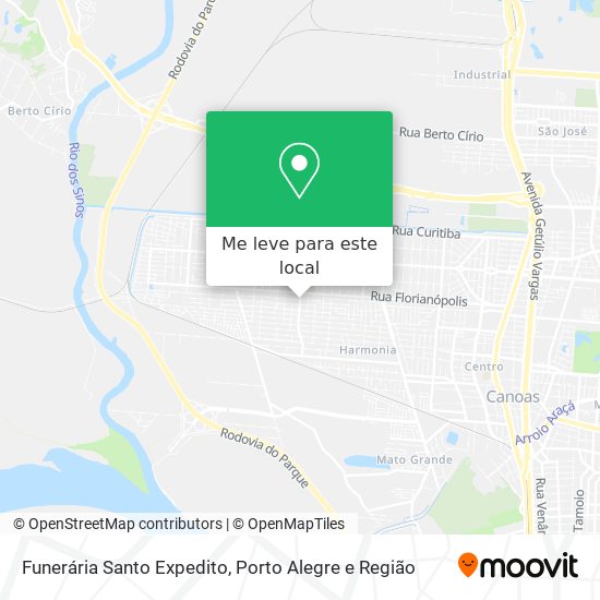 Funerária Santo Expedito mapa
