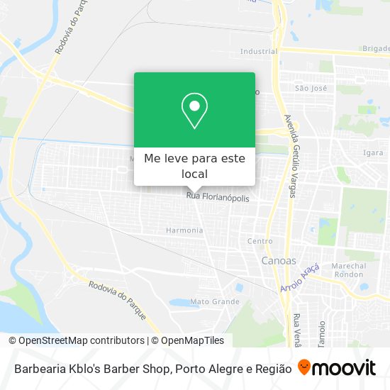 Barbearia Kblo's Barber Shop mapa