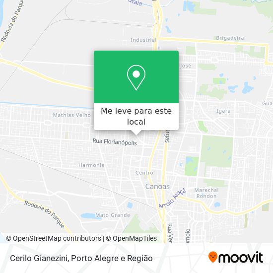 Cerilo Gianezini mapa