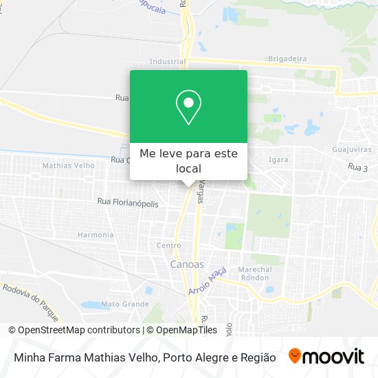 Minha Farma Mathias Velho mapa