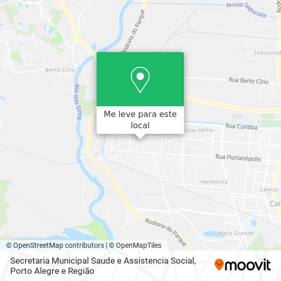 Secretaria Municipal Saude e Assistencia Social mapa