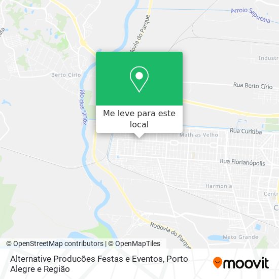 Alternative Producões Festas e Eventos mapa