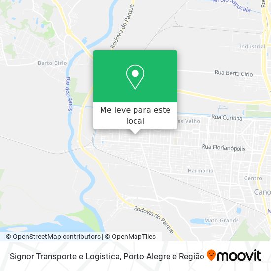 Signor Transporte e Logistica mapa