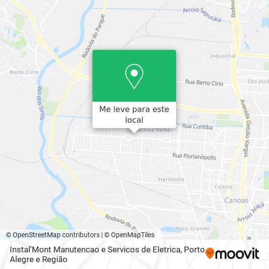 Instal'Mont Manutencao e Servicos de Eletrica mapa