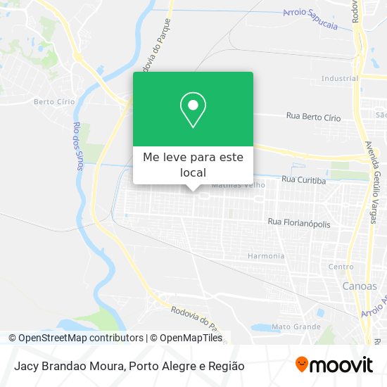 Jacy Brandao Moura mapa