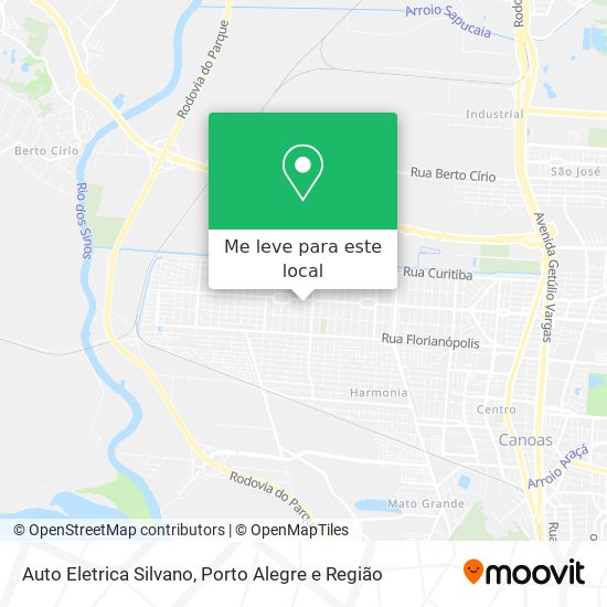 Auto Eletrica Silvano mapa
