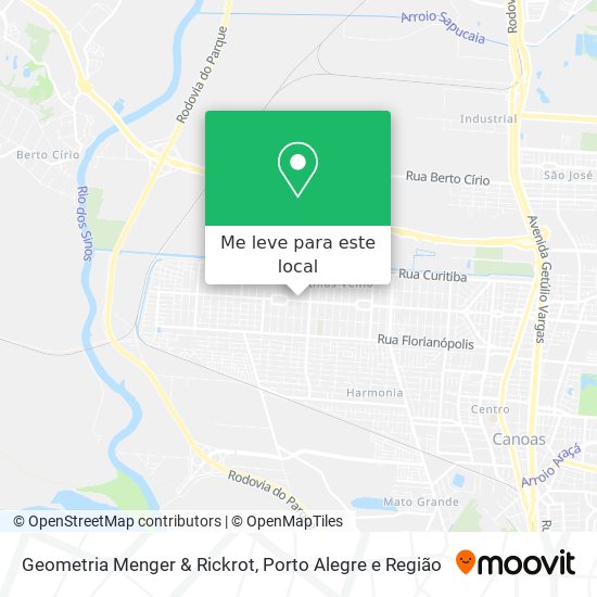 Geometria Menger & Rickrot mapa