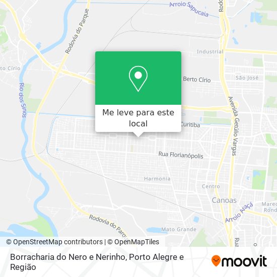 Borracharia do Nero e Nerinho mapa