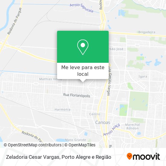 Zeladoria Cesar Vargas mapa