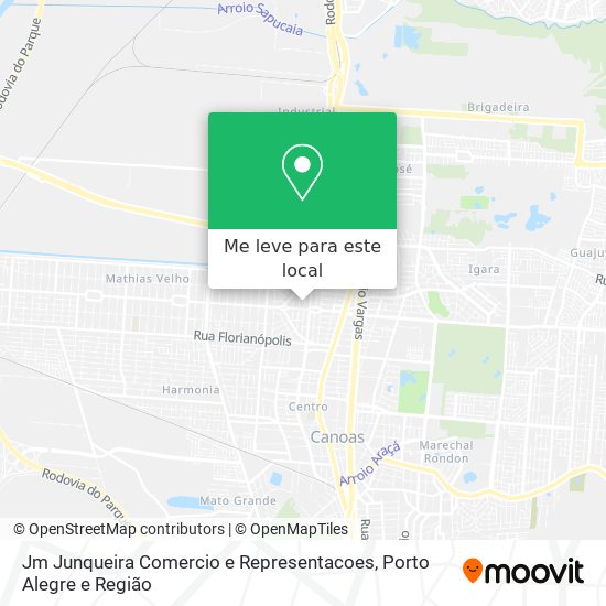 Jm Junqueira Comercio e Representacoes mapa