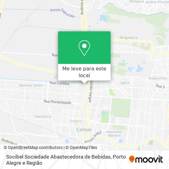 Socibel Sociedade Abastecedora de Bebidas mapa