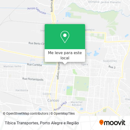 Tibica Transportes mapa