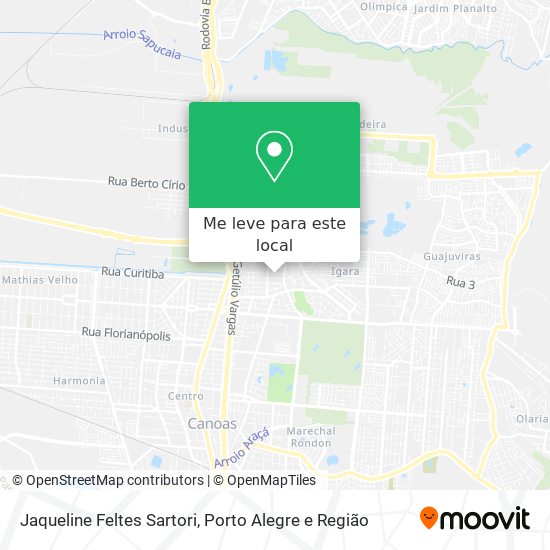 Jaqueline Feltes Sartori mapa