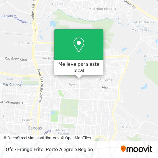 Ofc - Frango Frito mapa