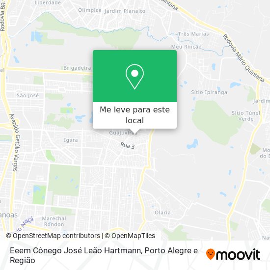Eeem Cônego José Leão Hartmann mapa