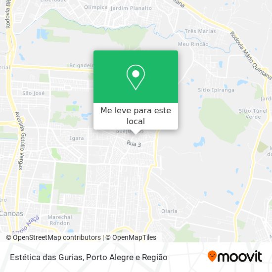 Estética das Gurias mapa