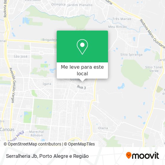 Serralheria Jb mapa