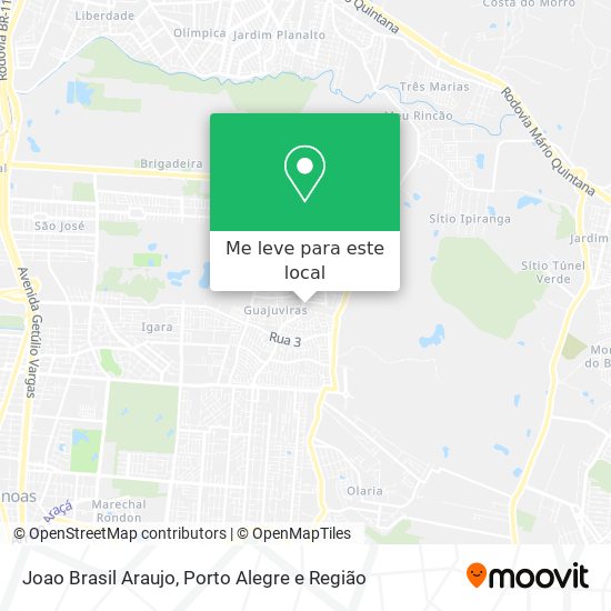 Joao Brasil Araujo mapa