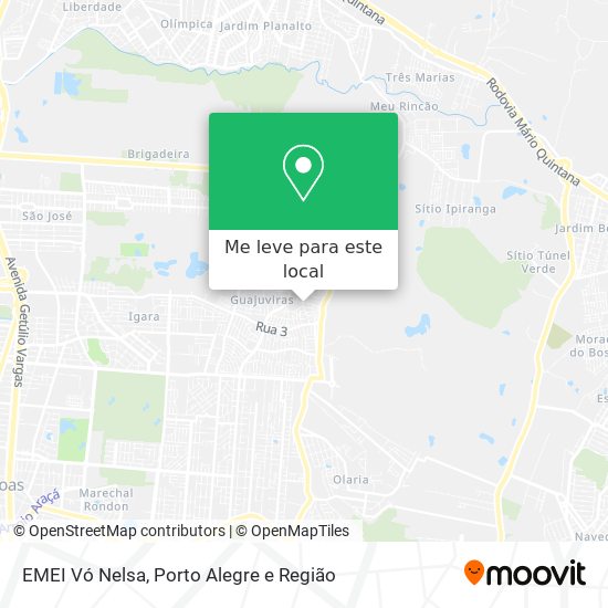 EMEI Vó Nelsa mapa