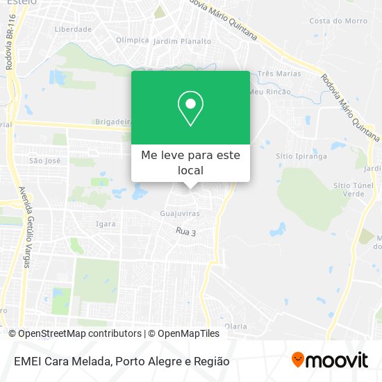 EMEI Cara Melada mapa