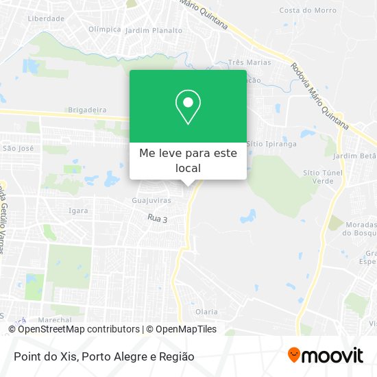 Point do Xis mapa