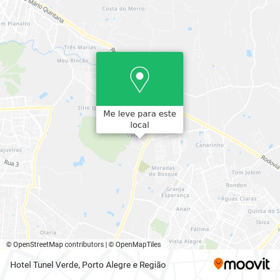 Hotel Tunel Verde mapa