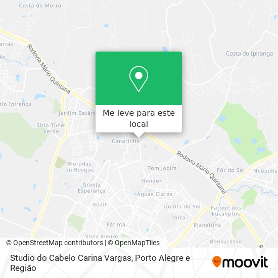 Studio do Cabelo Carina Vargas mapa