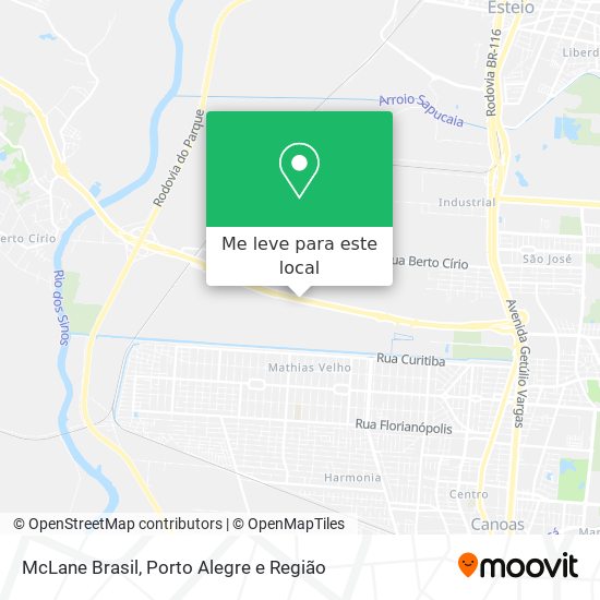 McLane Brasil mapa