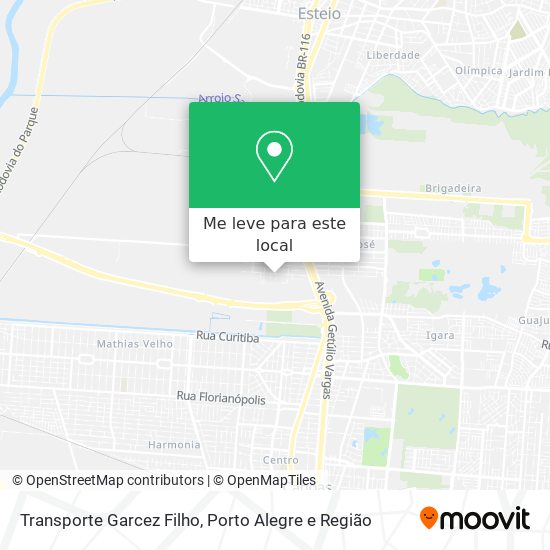 Transporte Garcez Filho mapa