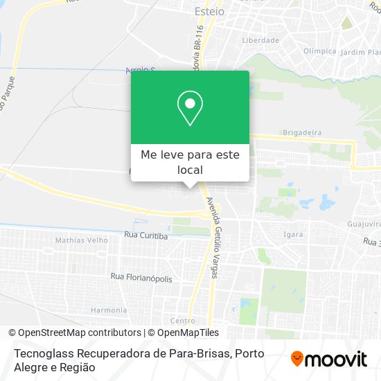 Tecnoglass Recuperadora de Para-Brisas mapa