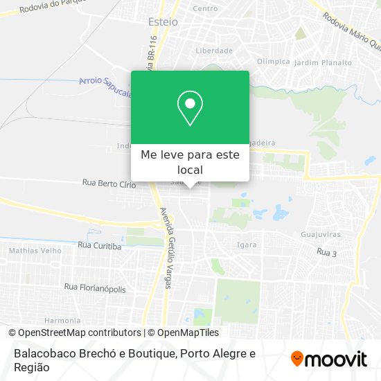 Balacobaco Brechó e Boutique mapa