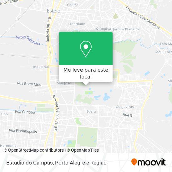 Estúdio do Campus mapa