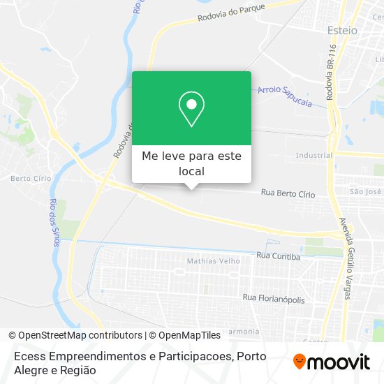 Ecess Empreendimentos e Participacoes mapa