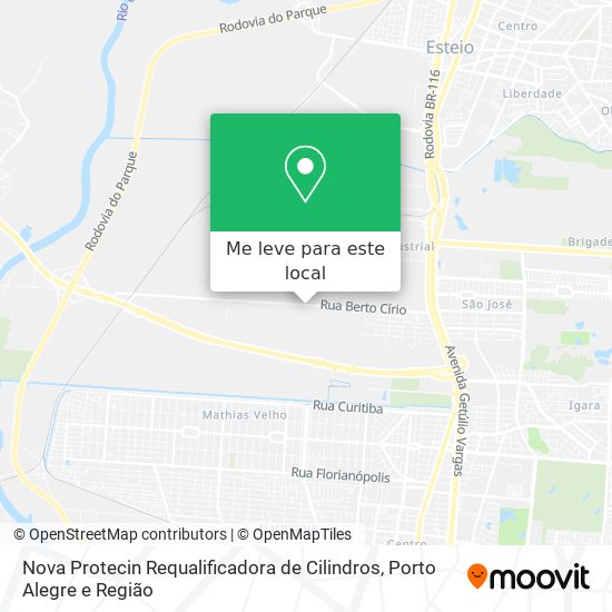 Nova Protecin Requalificadora de Cilindros mapa