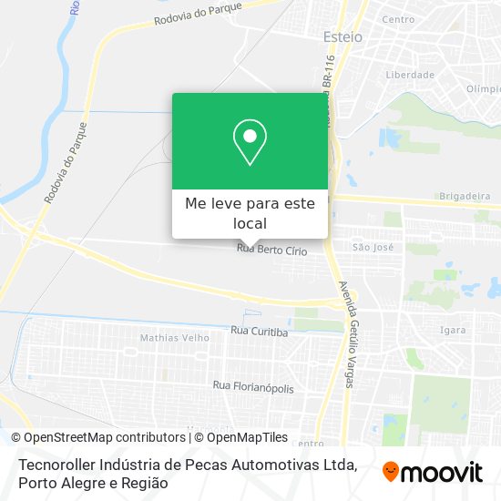 Tecnoroller Indústria de Pecas Automotivas Ltda mapa