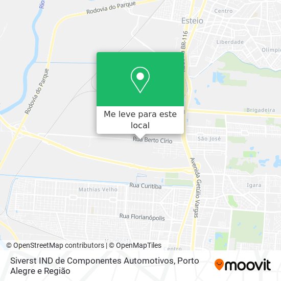 Siverst IND de Componentes Automotivos mapa