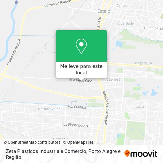 Zeta Plasticos Industria e Comercio mapa