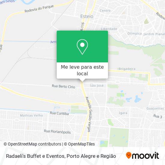 Radaeli's Buffet e Eventos mapa
