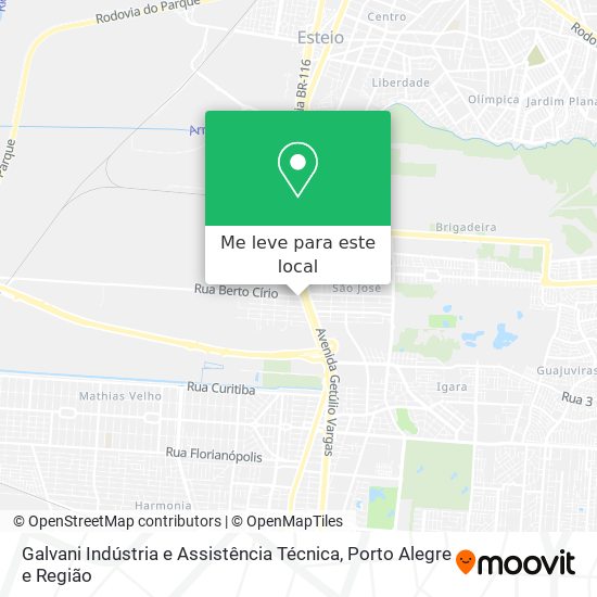 Galvani Indústria e Assistência Técnica mapa