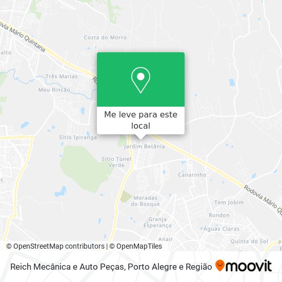 Reich Mecânica e Auto Peças mapa