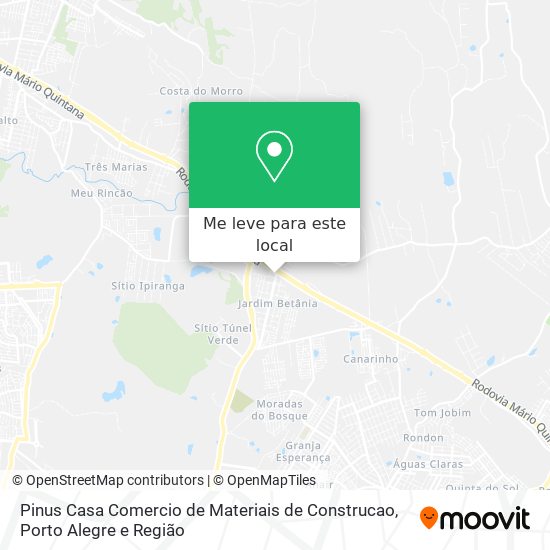 Pinus Casa Comercio de Materiais de Construcao mapa